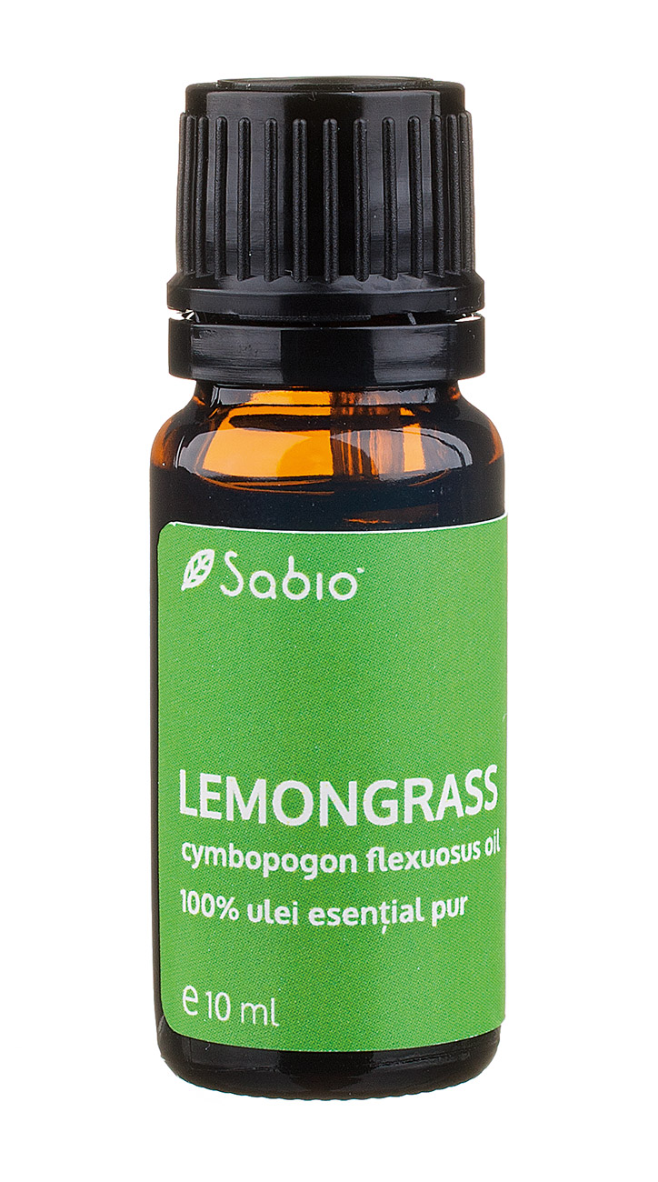 Ulei esential pur de lemongrass SABIO COSMETICS - 10 ml